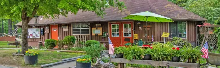 Small Store Offering Wood Bundles, Ice and Other Essentials